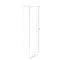 Uniquewise Tall Rectangular Wooden Modern Floor Vase, White 30 Inch QI004184.S - alternate 4
